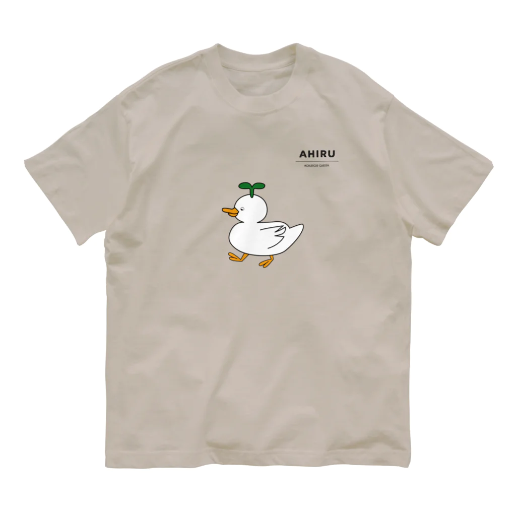 NOBLEROSEGRAFFITIのAHIRU（アヒルさん） オーガニックコットンTシャツ