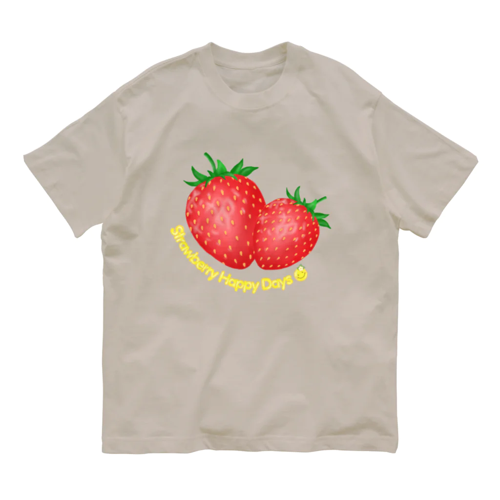 ようこそ『MAYOHOUSE』へのStrawberry Happy Days ☺︎ オーガニックコットンTシャツ