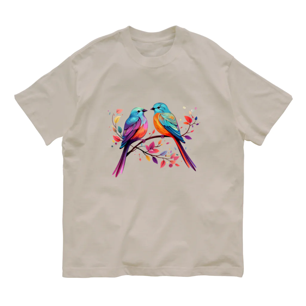 BunnyBloomのBirds in the Ramus Organic Cotton T-Shirt