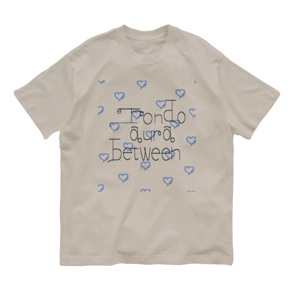 きたのかんむりのrondoaruabetween オーガニックコットンTシャツ