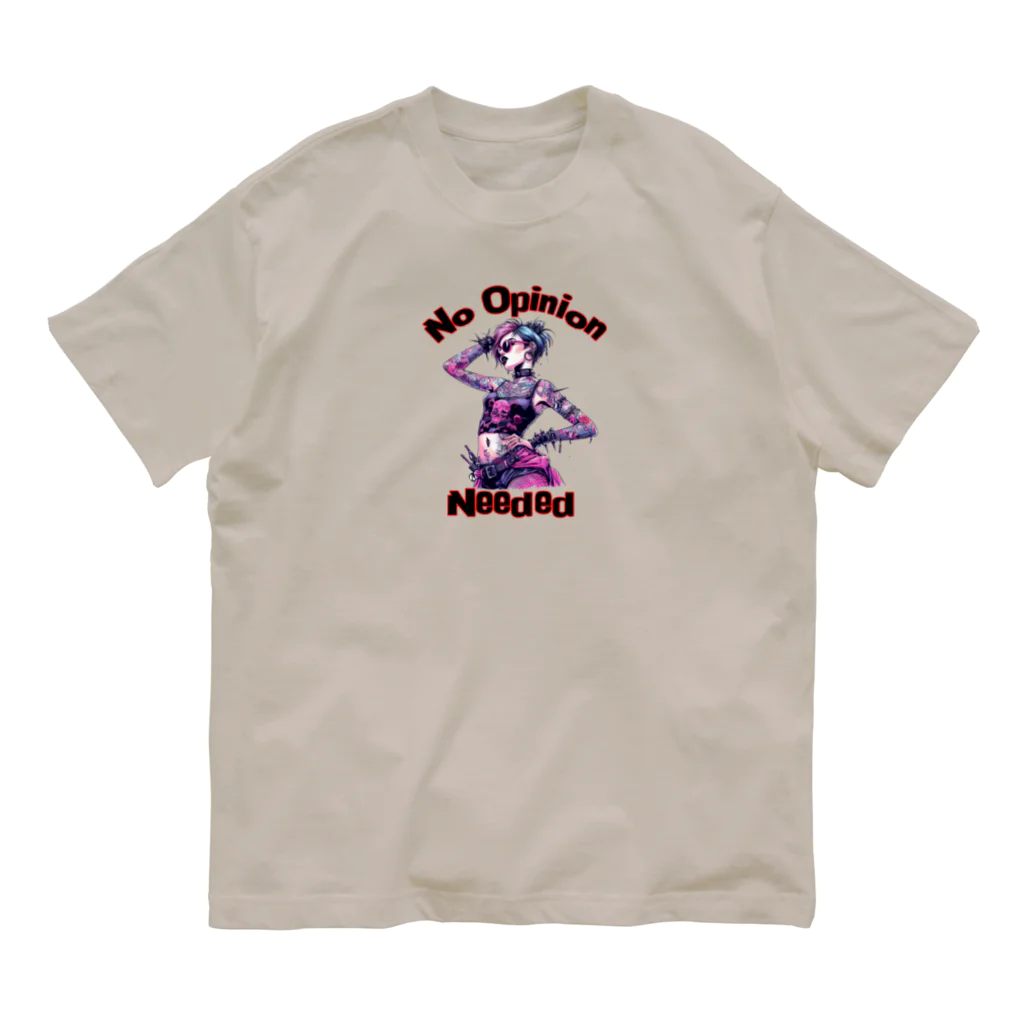 islandmoon13のパンクな女　御意見無用！ Organic Cotton T-Shirt