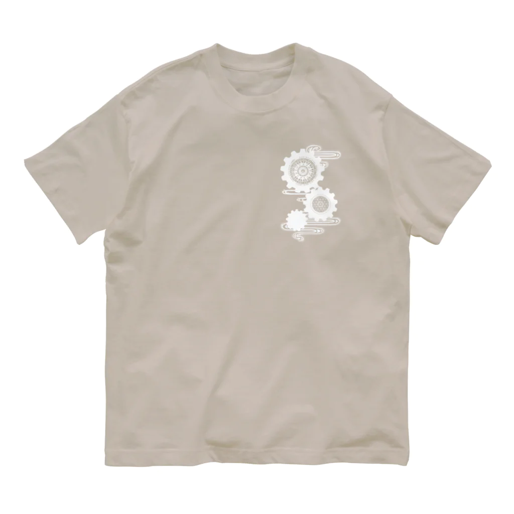 綾錦工房 りこりすの調弦盤【月光】 Organic Cotton T-Shirt