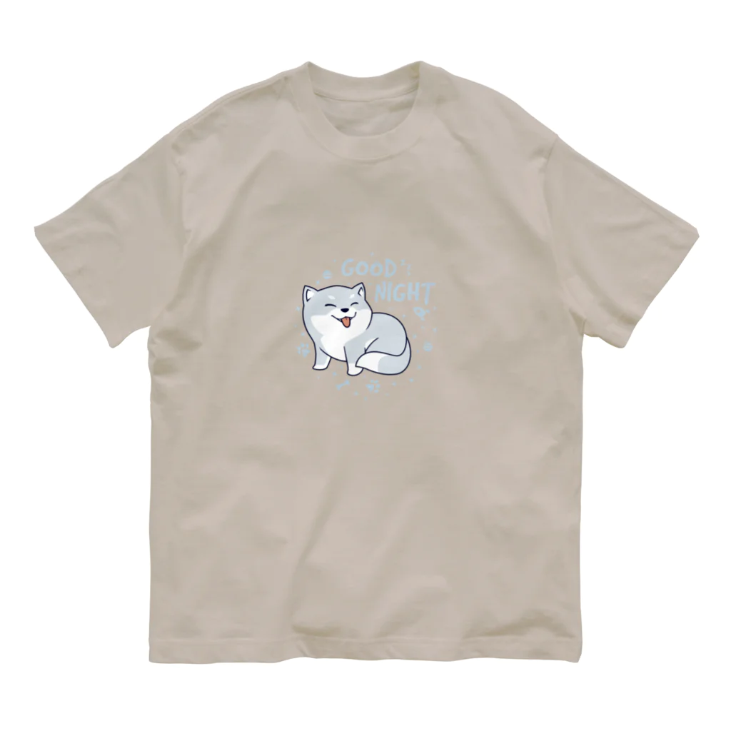 jireh777のグッドナイトワンちゃん オーガニックコットンTシャツ