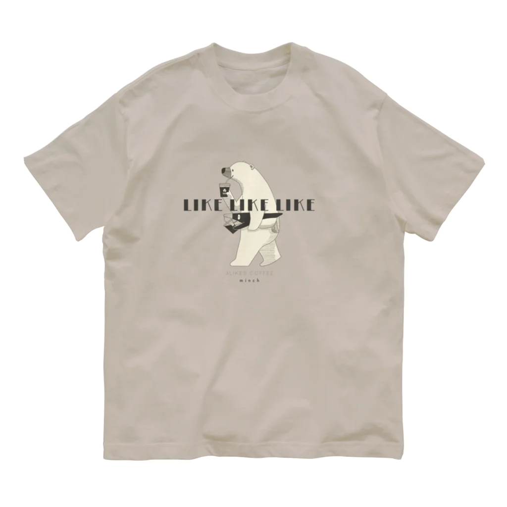 minchのLIKE LIKE LIKE  Organic Cotton T-Shirt