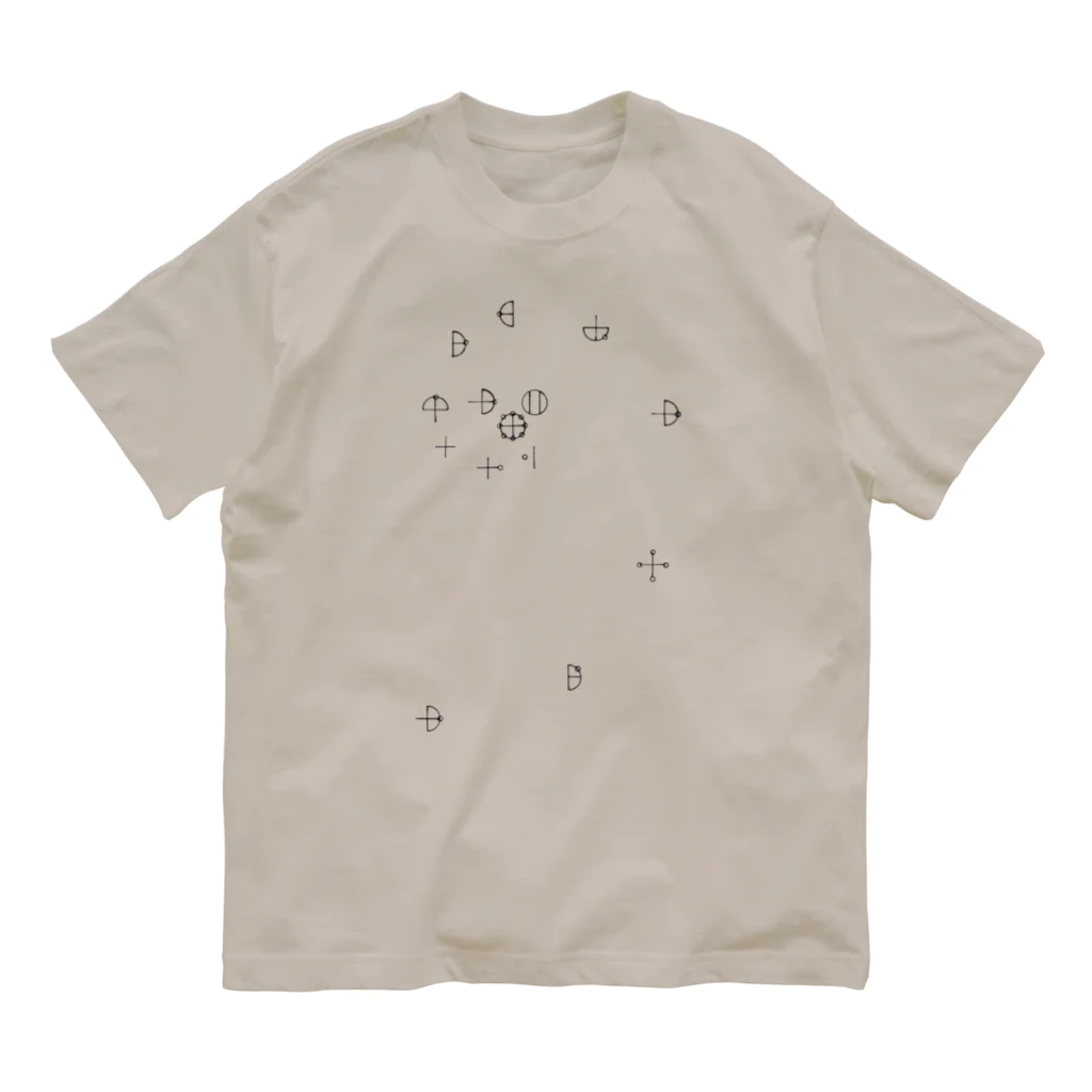 miracle_universeのカタカムナ オーガニックコットンTシャツ