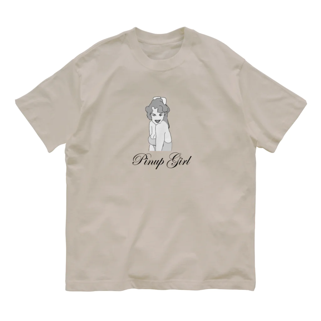 BONBONのPinup girl オーガニックコットンTシャツ