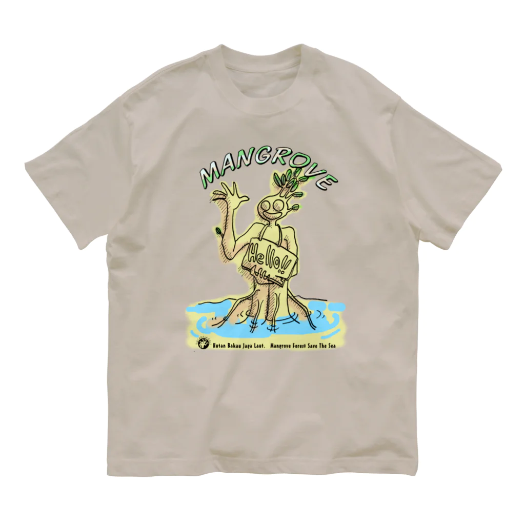 Toko Nataraja Baliのマングローブ　Mangrove Organic Cotton T-Shirt