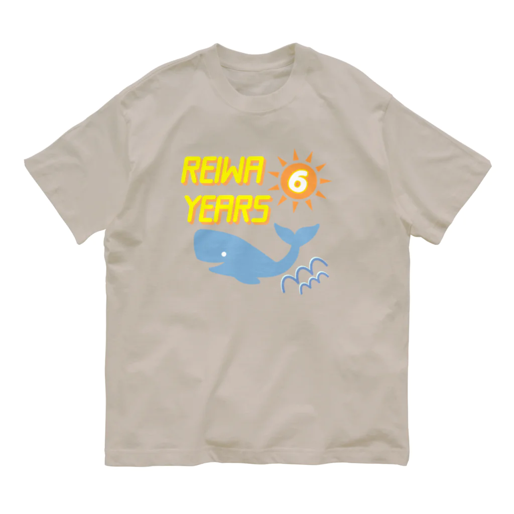 ぺんぎん24のREIWA 6 YEARS オーガニックコットンTシャツ