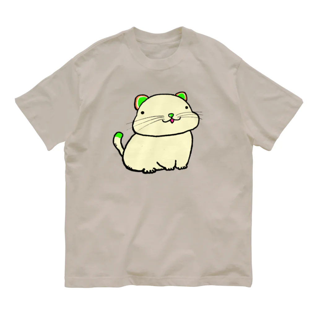 まるちょ屋の猫のほげお Organic Cotton T-Shirt