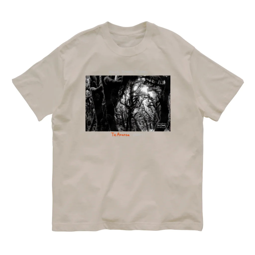 m.s.s.booksのemu_tararua forest オーガニックコットンTシャツ