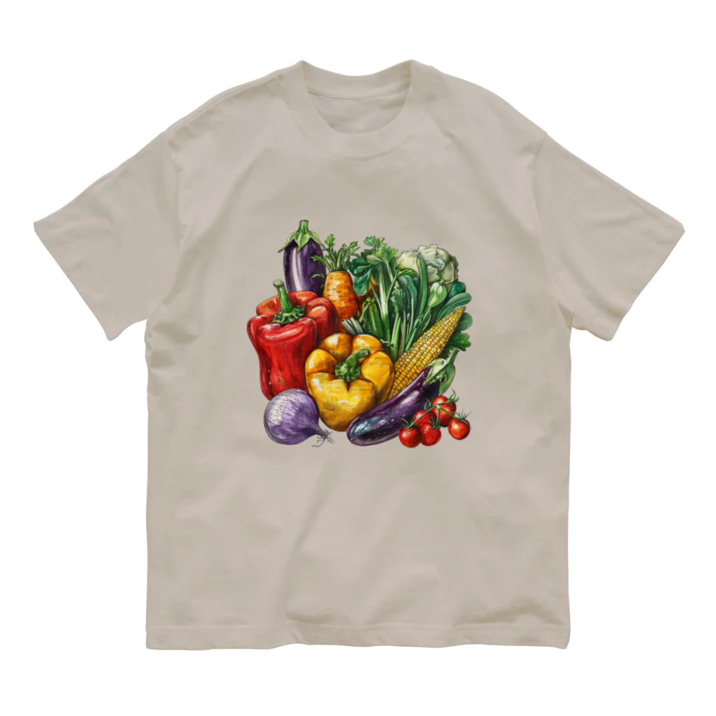 MistyStarkの野菜生活　#001 Organic Cotton T-Shirt