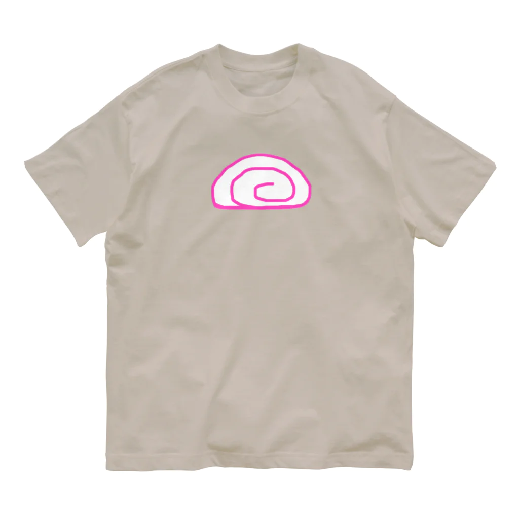 🍑の富山のかまぼこ オーガニックコットンTシャツ