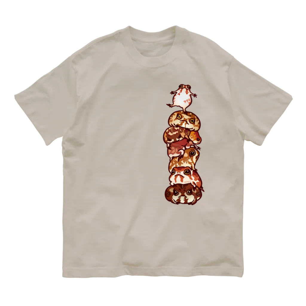 みのじのフクラガエル Organic Cotton T-Shirt