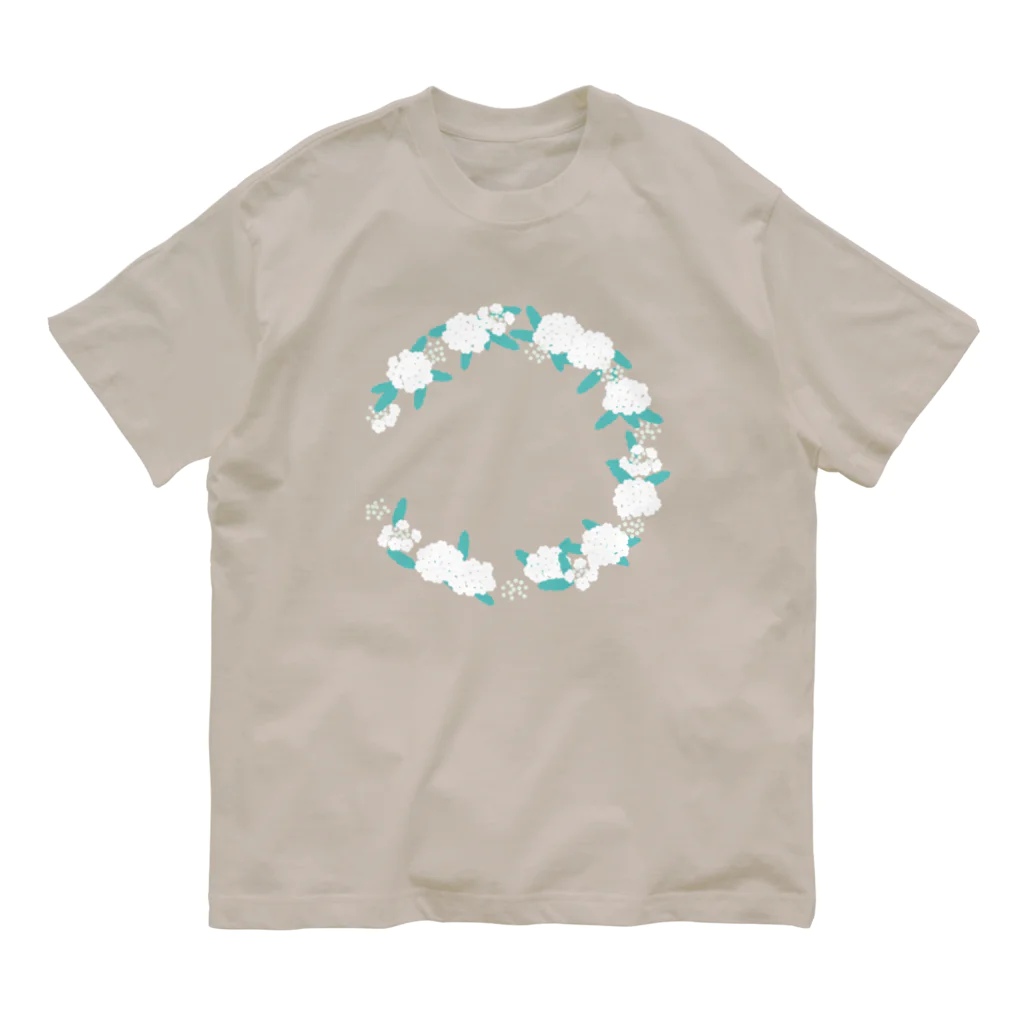 日下田の小手毬 Organic Cotton T-Shirt