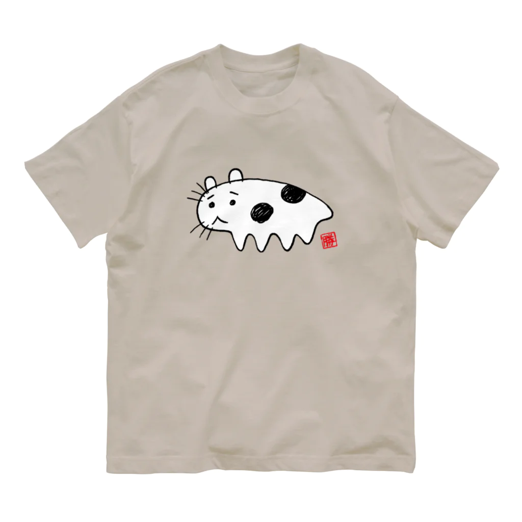 じゃんぐる堂の店の勝次のあの猫 オーガニックコットンTシャツ