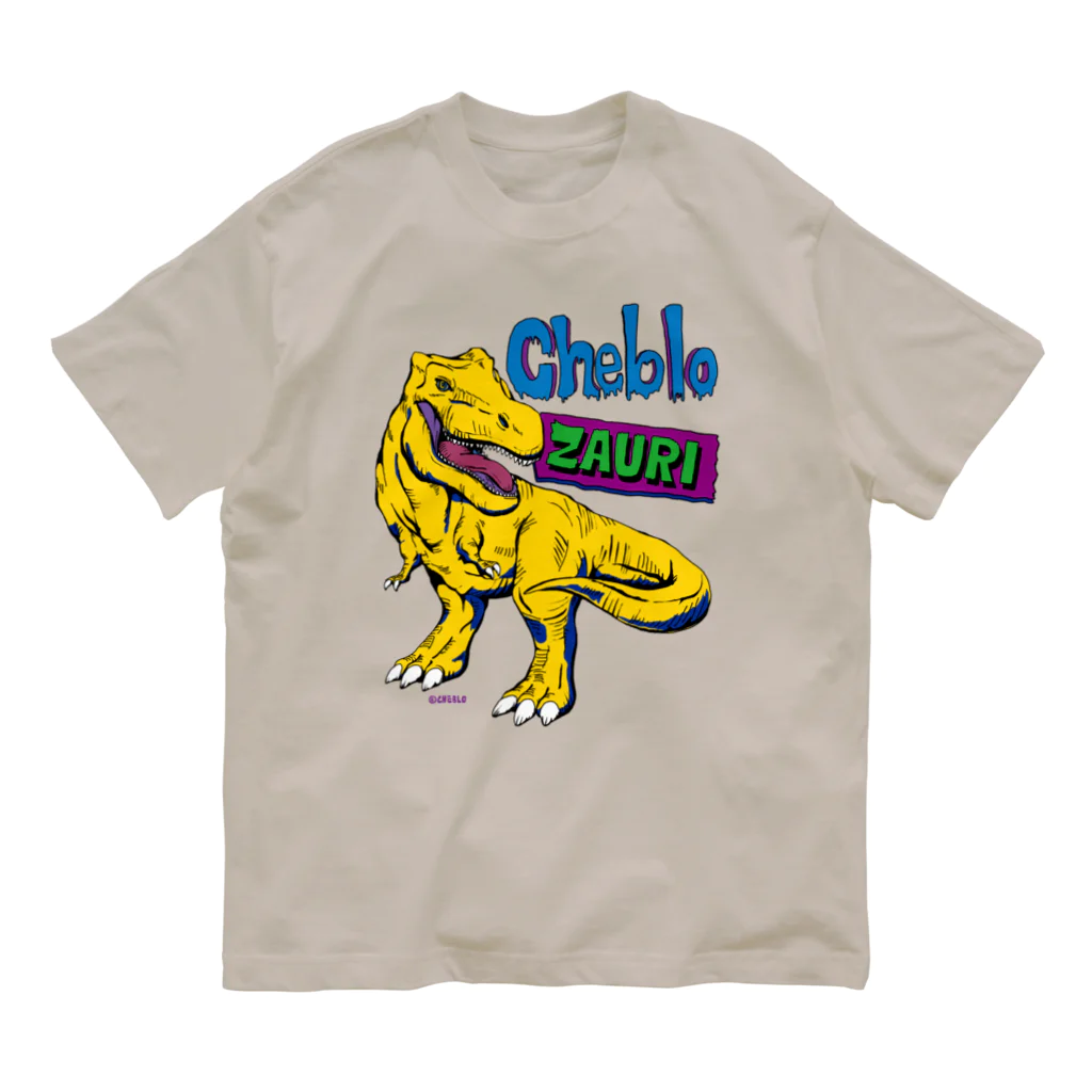 CHEBLOのZAURI △Yellow▼ オーガニックコットンTシャツ