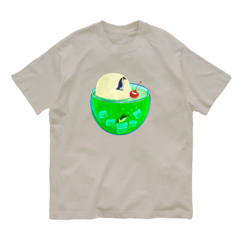 スロータイプ書店 Slowtype Booksのcream soda クリームソーダ 190 オーガニックコットンTシャツ