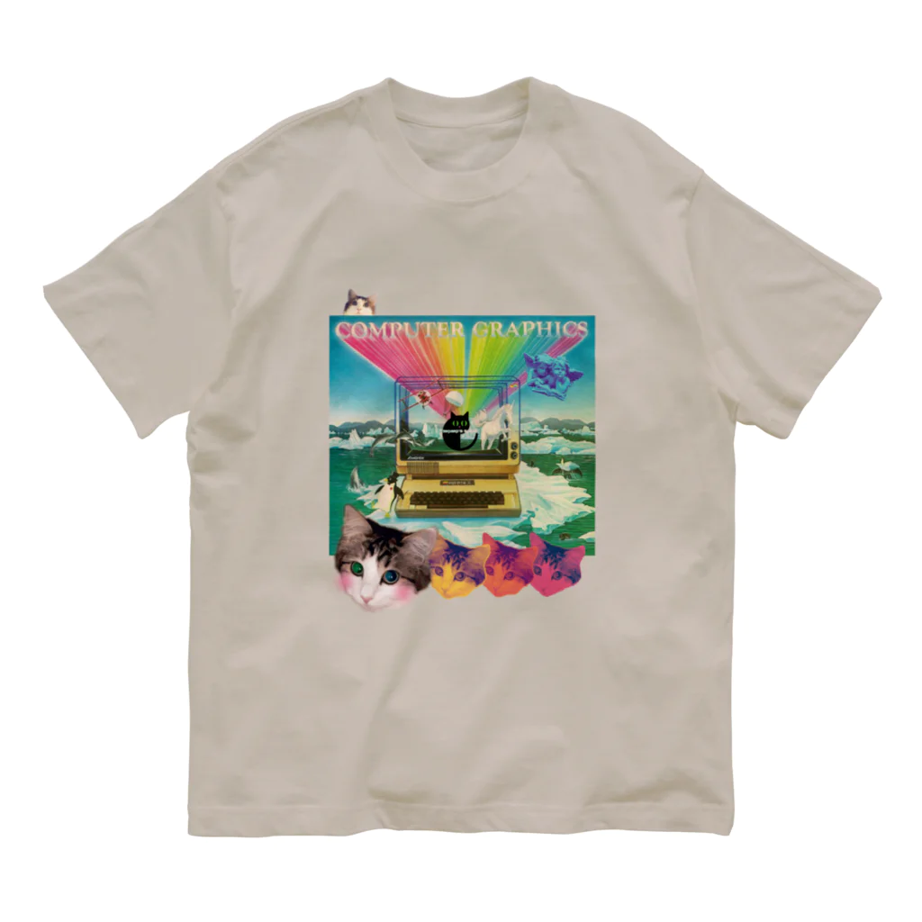 𝙈𝙊𝙈𝙊'𝙨 𝙎𝙝𝙤𝙥のcomputer graphics Organic Cotton T-Shirt