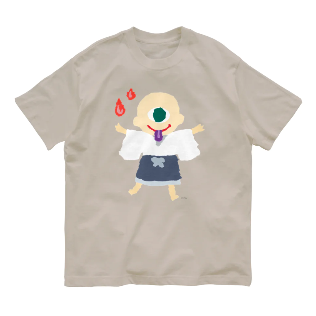 おばけ商店のおばけTシャツ＜でっかい一つ目小僧＞ Organic Cotton T-Shirt