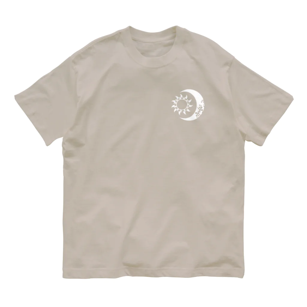 Senseの太陽と月 オーガニックコットンTシャツ