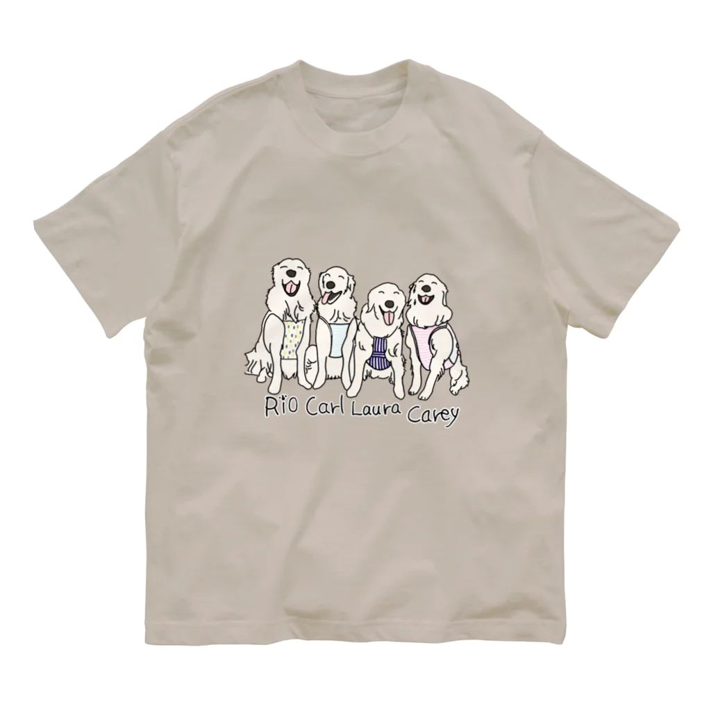 niconicotontonのローラ&キャリー&リオ&カール〜happy〜 Organic Cotton T-Shirt