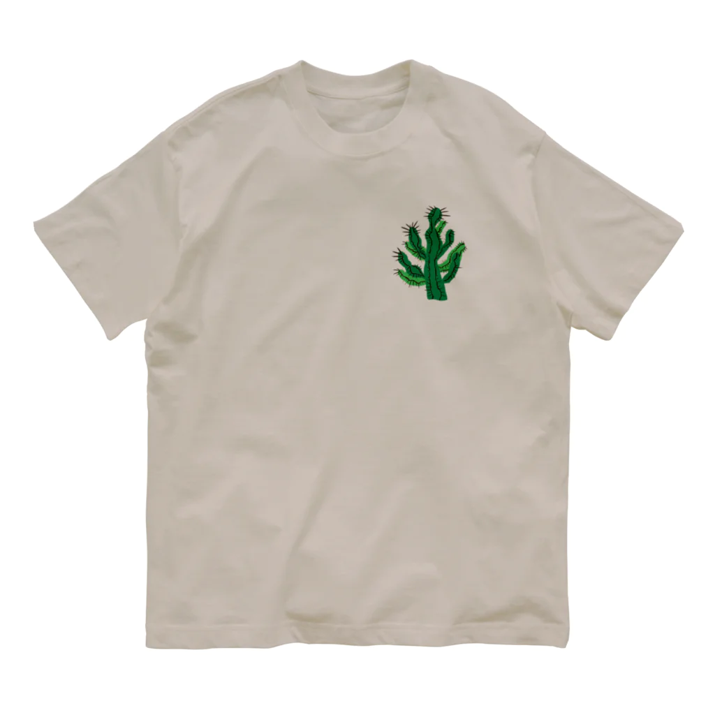 れなしやの渋かっこいい★多肉植物 Organic Cotton T-Shirt