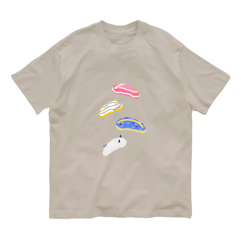 yukijiのウミウシーズ オーガニックコットンTシャツ