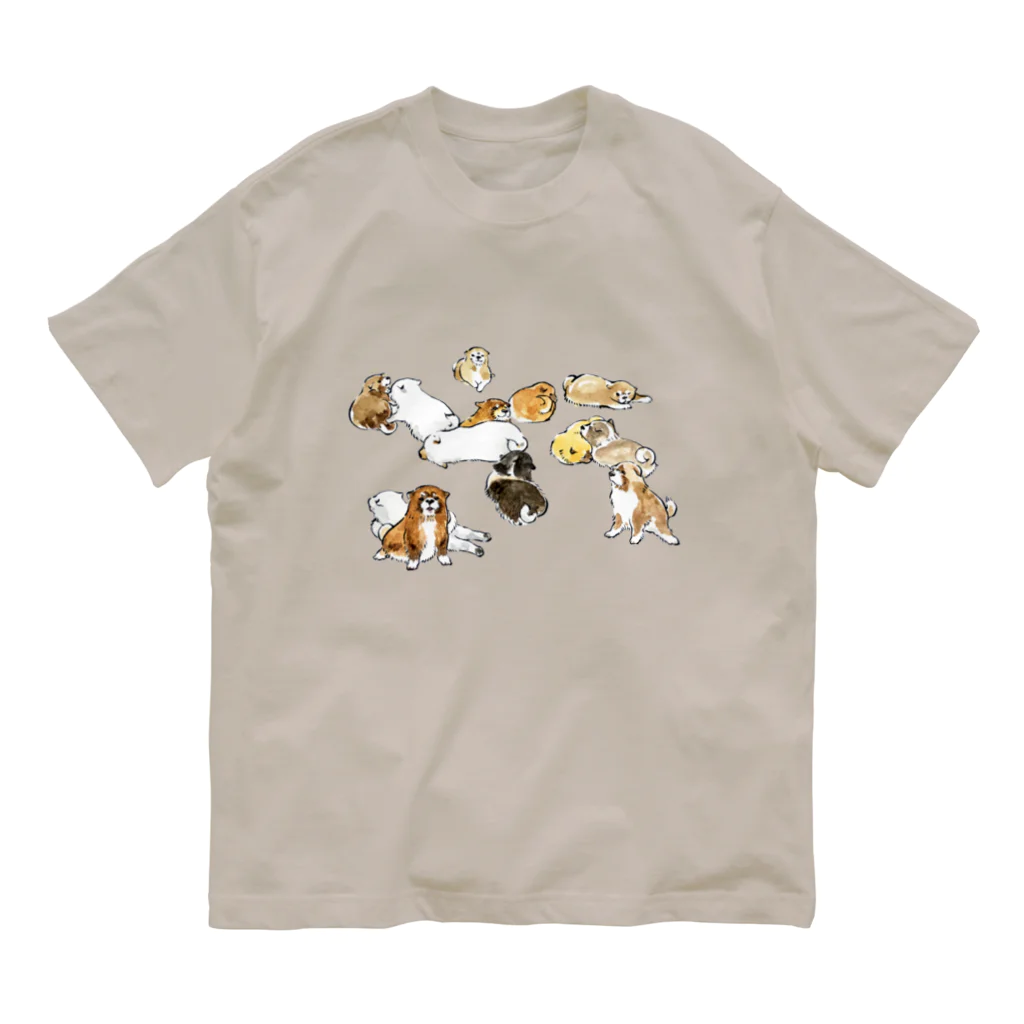 segasworksの仔犬 オーガニックコットンTシャツ