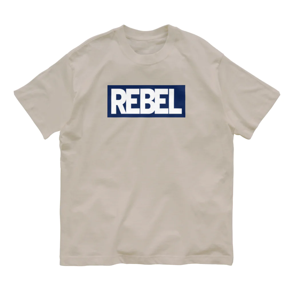 GALACTIC REBELのREBEL BLUE オーガニックコットンTシャツ