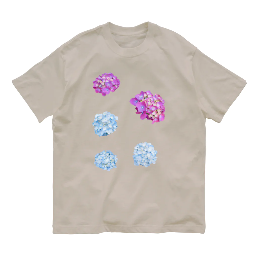 aiueoneko358の紫陽花 Organic Cotton T-Shirt