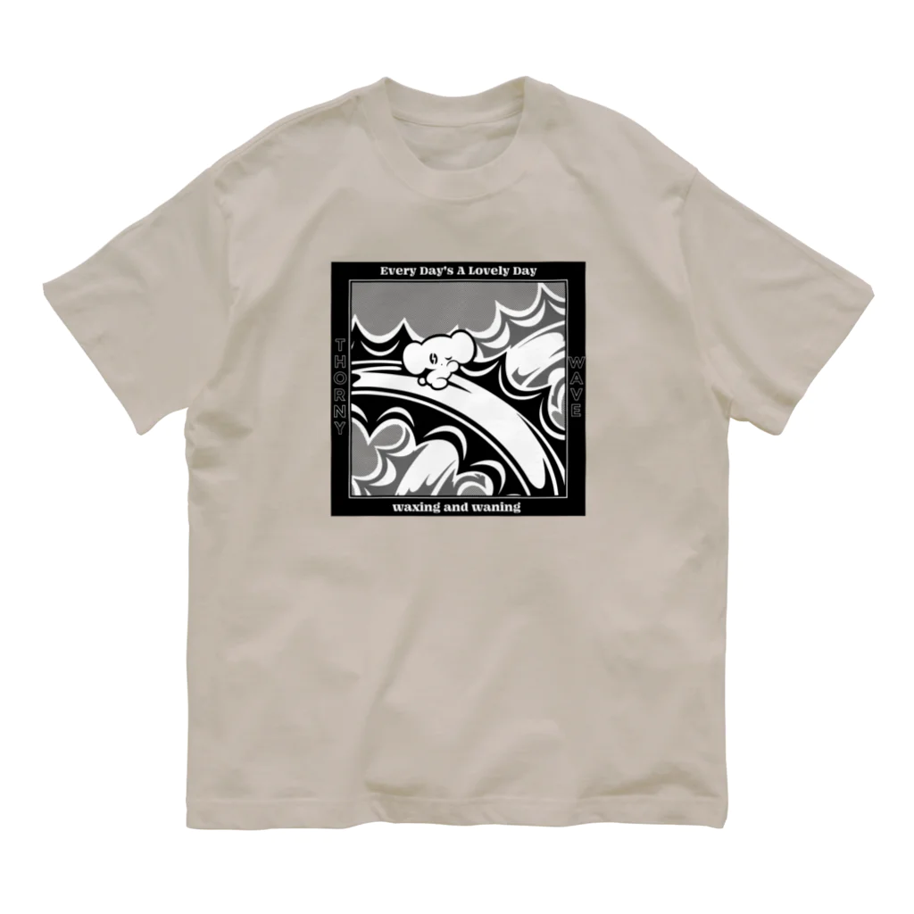 ITOOKASHIのイバラの波 Organic Cotton T-Shirt