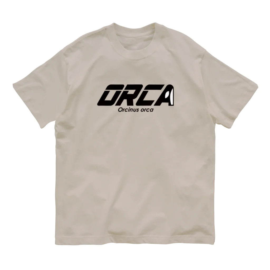 クジラの雑貨屋さん。のORCA ロゴ Organic Cotton T-Shirt