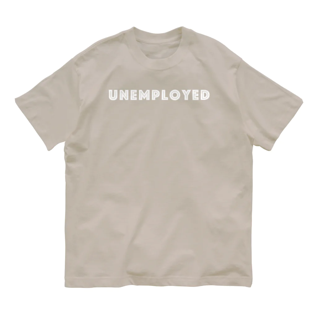 mincora.のニート UNEMPLOYED　- white ver. 01 - Organic Cotton T-Shirt