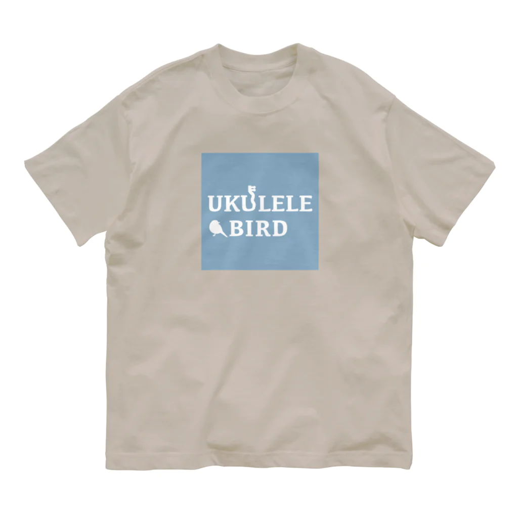 UKULELEBIRDのウクレレバード公式グッズ（スクエアロゴ） Organic Cotton T-Shirt