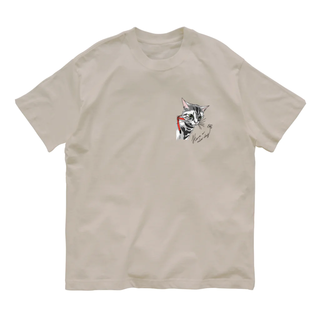 palmのHave a nice dayネコちゃん Organic Cotton T-Shirt