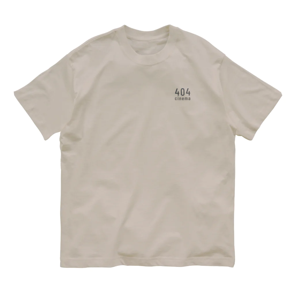 404cinemaの404cinema オーガニックコットンTシャツ