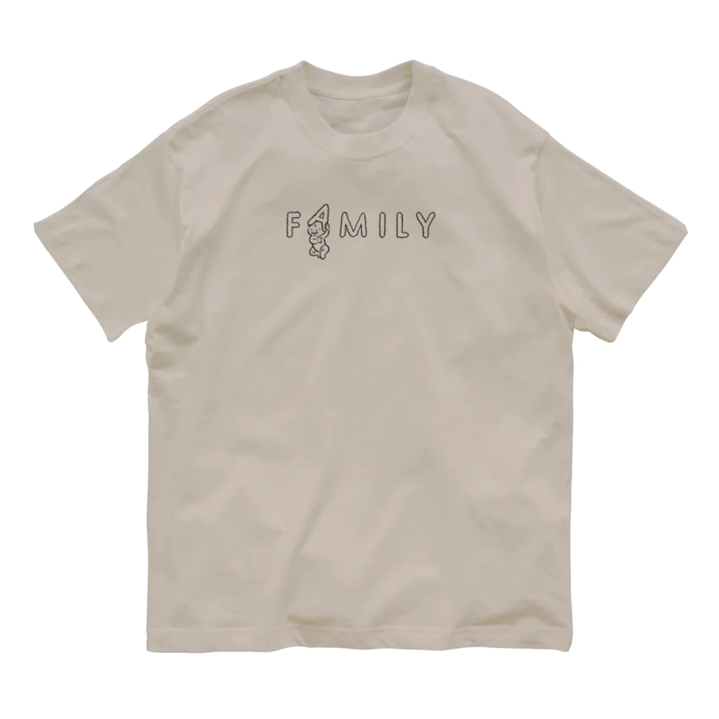 たろう(な気分)屋さんのファンファンファミリー Organic Cotton T-Shirt