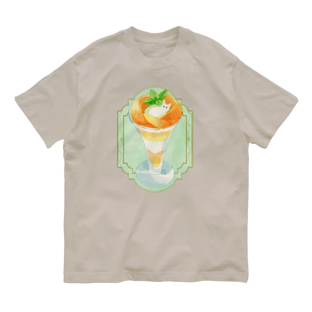 asako-shopのneko＊parfait Organic Cotton T-Shirt