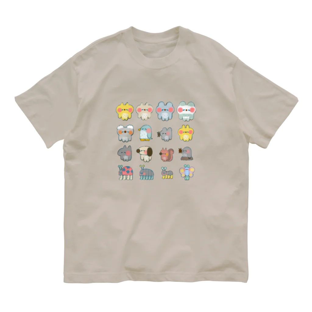 yuuhiのおみせのモッサ大集合 オーガニックコットンTシャツ