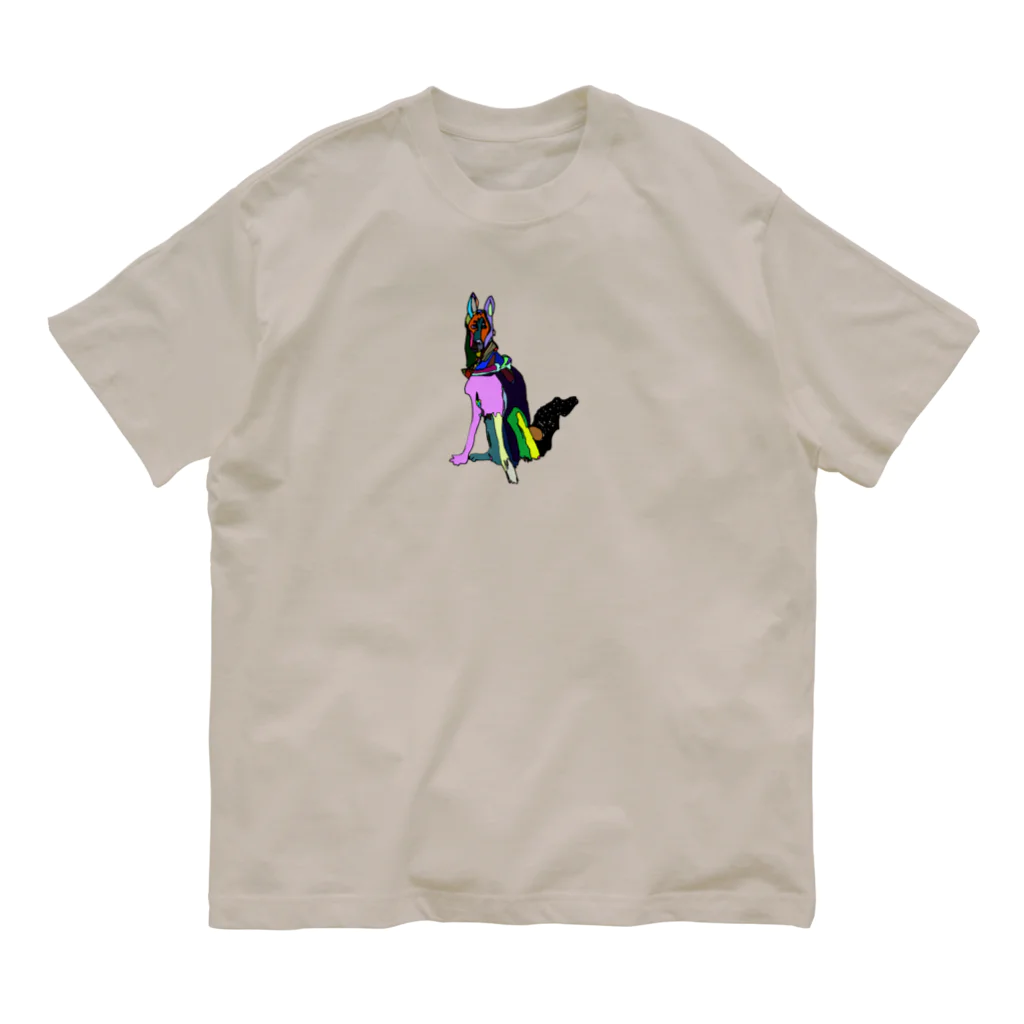 natsukitanitameのカラフルな犬 / colorfuldoggy Organic Cotton T-Shirt