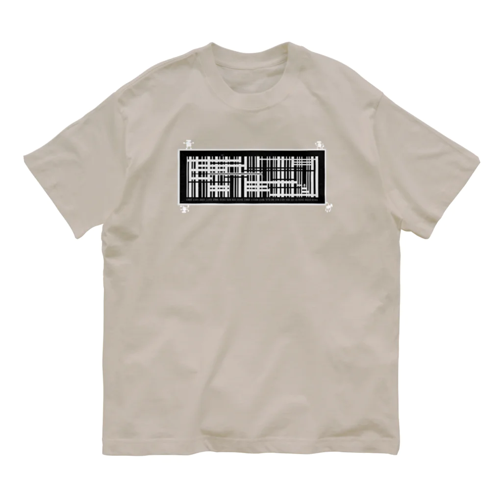  Genius is here.のGAME 2021 WHITE MAIN COLOR オーガニックコットンTシャツ