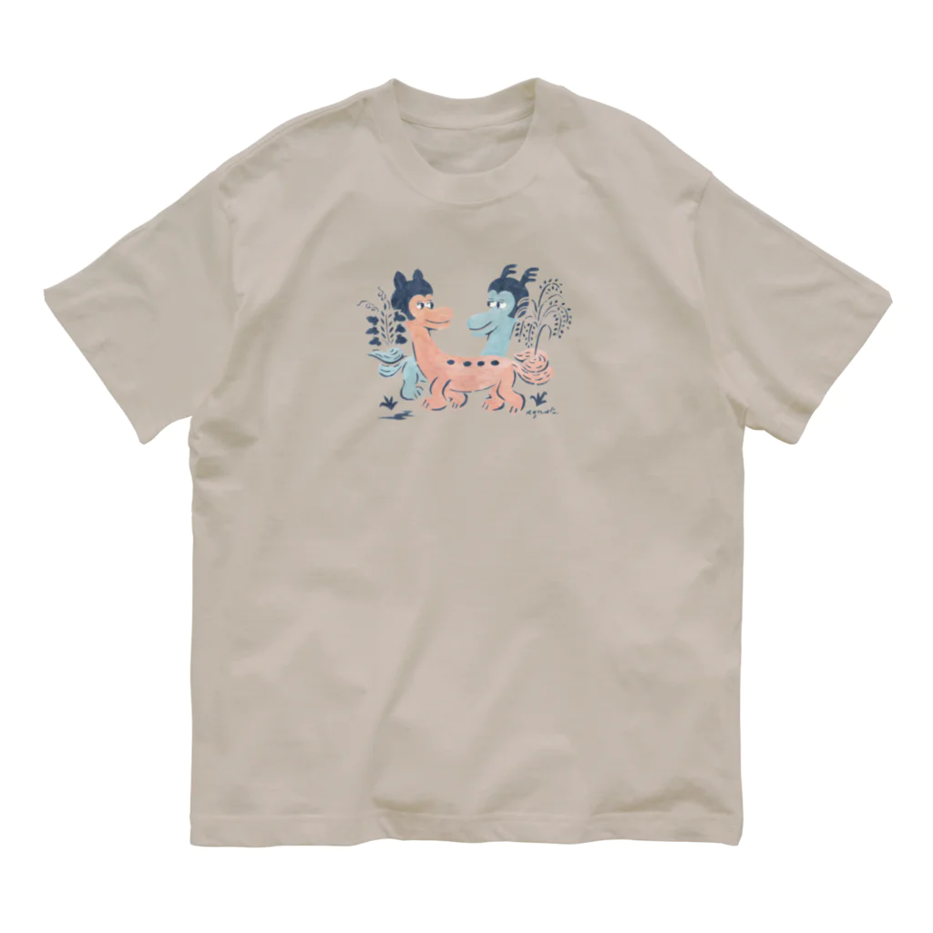 Shigenosukeのシナカル　＃お米と野菜 オーガニックコットンTシャツ