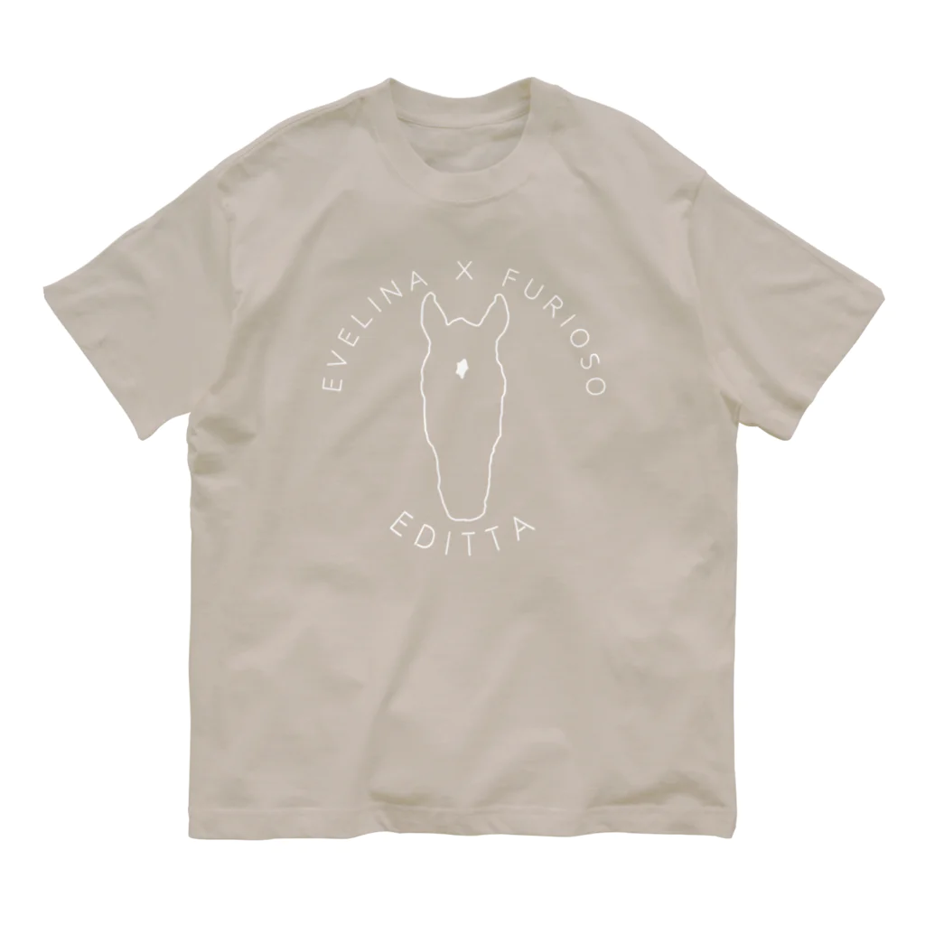 TaikiRacingClubShopのmarulogo【EDI】siro オーガニックコットンTシャツ