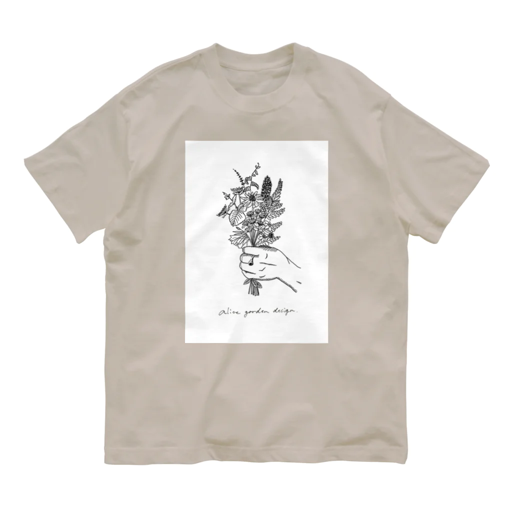 asataku gardener (alice garden design)のBouquet Organic Cotton T-Shirt