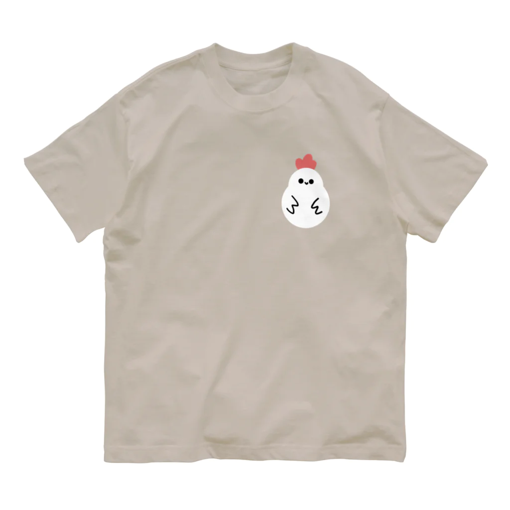 えびたるとのお店のにわとり Organic Cotton T-Shirt