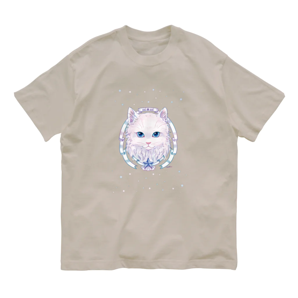 kima-maniのStar Cat Organic Cotton T-Shirt