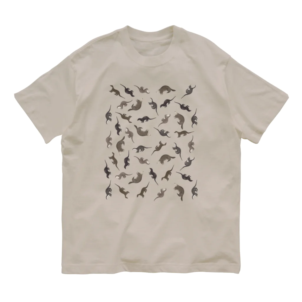 Five Otters in AsiaのFive Otters オーガニックコットンTシャツ