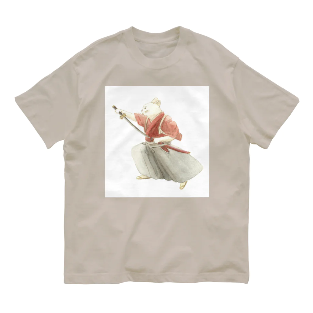 Amiの赤侍猫 Organic Cotton T-Shirt