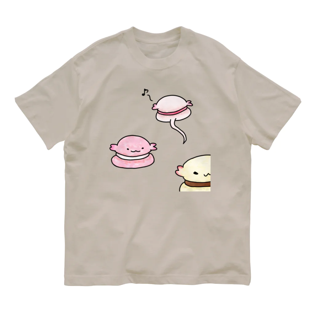 Lily bird（リリーバード）の増殖！ウーパーマカロン Organic Cotton T-Shirt