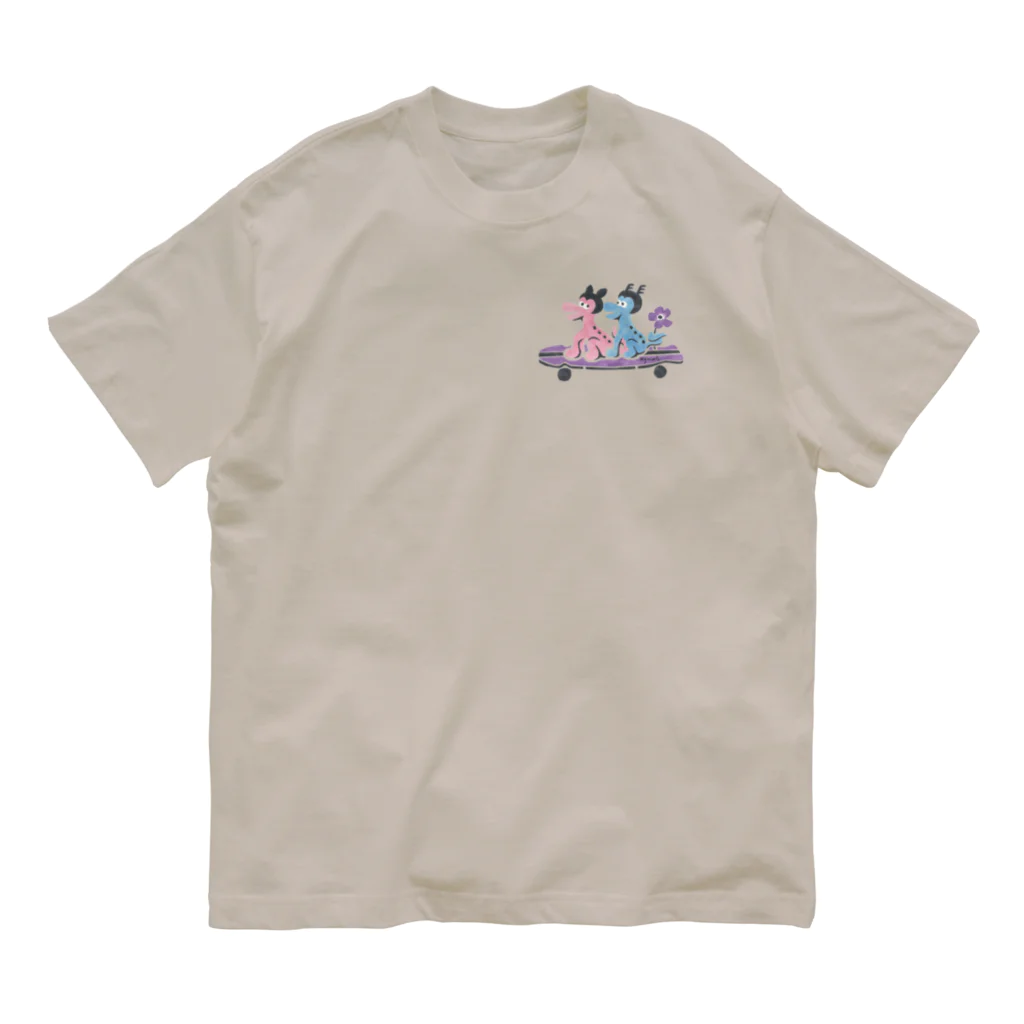 Shigenosukeのシナカル #スケートボード Organic Cotton T-Shirt